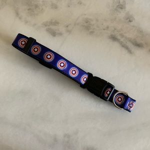 Captain America XL DOG COLLAR